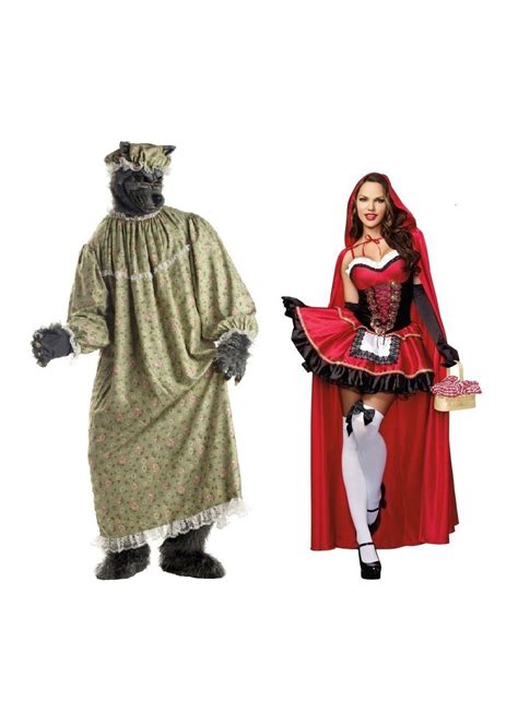 little red riding and wolf costume|adult little red riding hood.